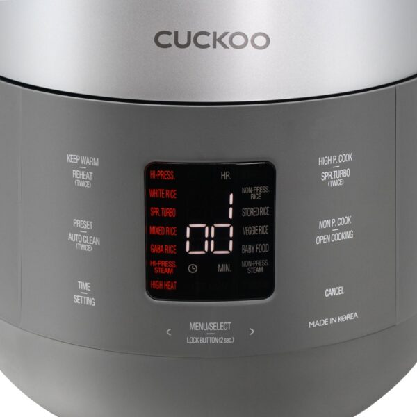 10-Cup HP Twin Pressure Rice Cooker (CRP-ST1009F) - Image 7